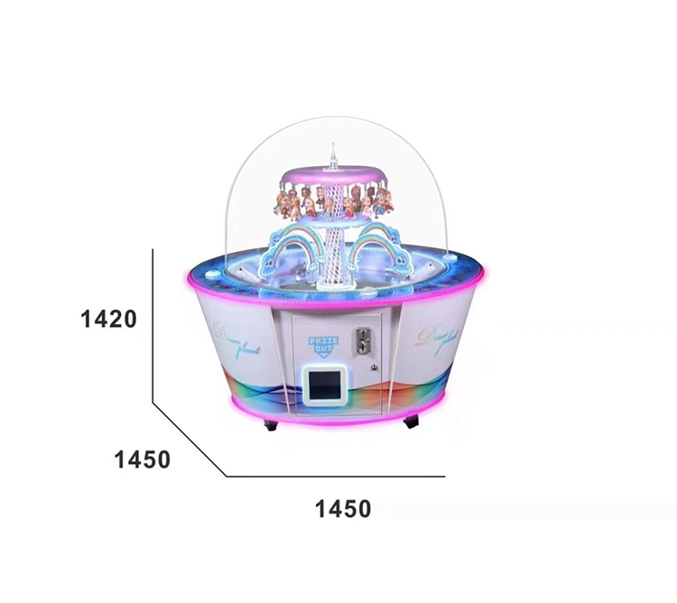 Newly Designed Multiplayer Gift Candy Prize Out Machine Coin Operated Game Machine