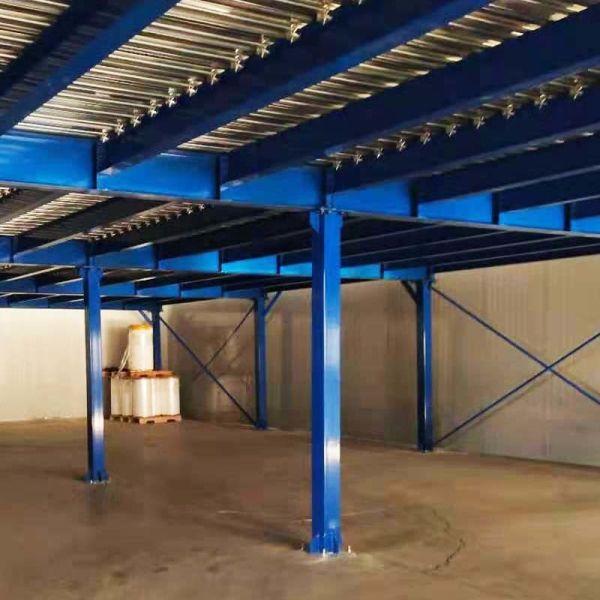 Customized Heavy Duty Steel Attic Steel Platform With Multi Lever Layer Warehouse Storage Racks