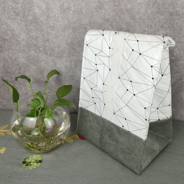 Rectangular Tyvek Backpack Diaper Storage Bag insulated Food Organization Solution