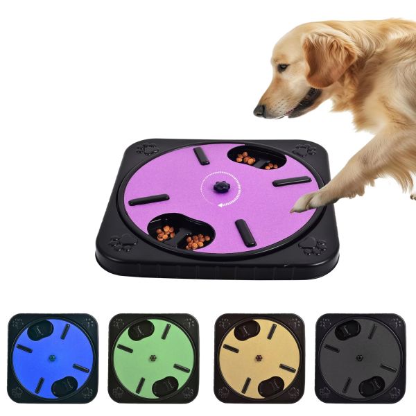 Rubber Pet Training Products 3 In 1 Dog Food Puzzle Toys Dog Nail File Scratch Board