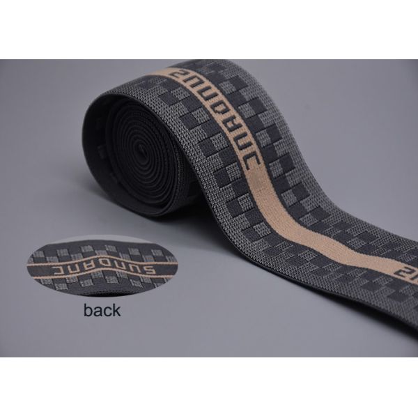 Double Sided Recycled Jacquard Elastic Band Custom 40mm For Garments