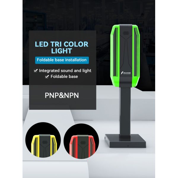 360° Beam Angle Beacon Tower Light with DC 24V and PC Lampshade for Safety Applications