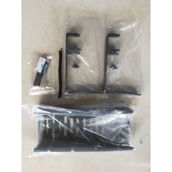 No Drill Steel Desk Cable Tray Retractable Wire Management Rack Metal Wire Cable Holder