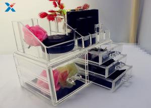 Buy cheap Eco Friendly Acrylic Makeup Organiser With Drawers Display Storage Box product