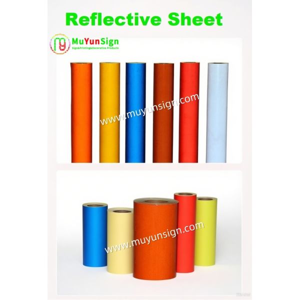 Outdoor Self Adhesive Vinyl Reflective Sheeting Commercial Honeycomb Surface