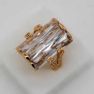 New design rectangle AAA+ Swiss Cubic Zircon jewelry gift woman ring fashion jewelry