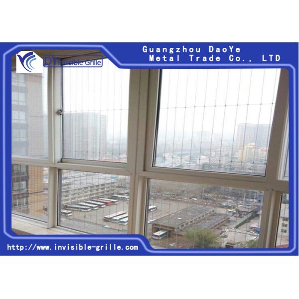 Modern Invisible Safety Grill , Invisible Fixed Grille For Children Pet Safety