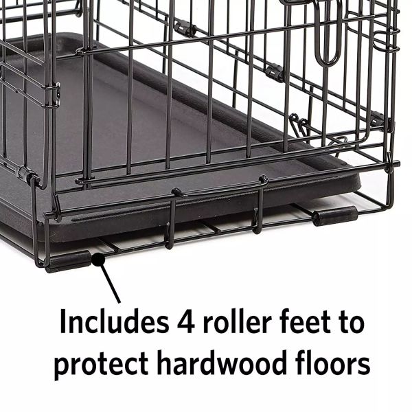 Solid Construction 15kgs 123cm Foldable Metal Dog Crate