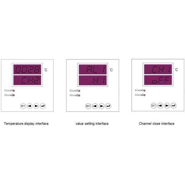 Digital Display AC85-265V Multi 8 Channel Temperature Controller ARTM-8