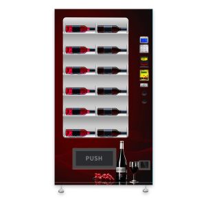 Buy cheap Automatic Wine Vending Machine , Cashless Payment Refrigerated Vending Machine product