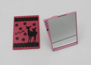 Buy cheap Pocket Size 1 Side Rectangular Plastic Makeup Mirror / Small Cosmetic Mirror product