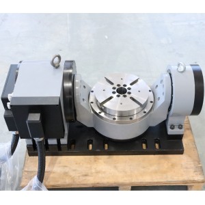 Turntable 5 Axis CNC Rotary Table , Encoder Precision Rotary Table