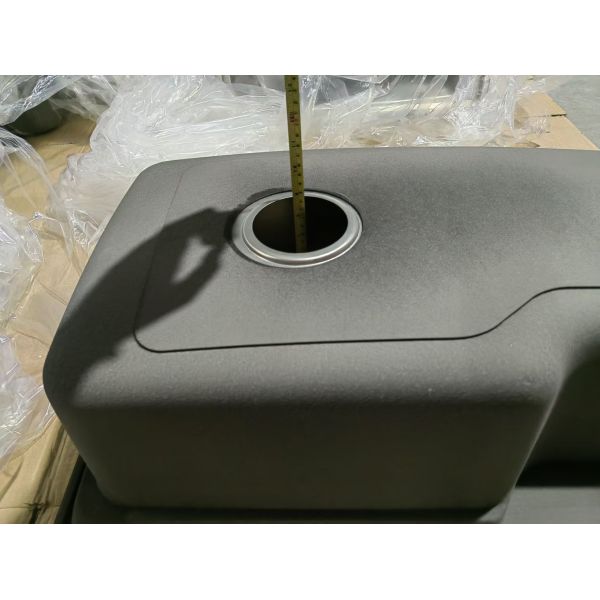 One Piece Rectangular Polished Stainless Steel Single Bowl Sink