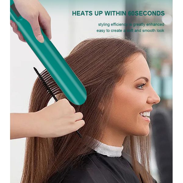 Anti Frizz Full Ceramic Flat Iron Auto Power Off For Solon Usage