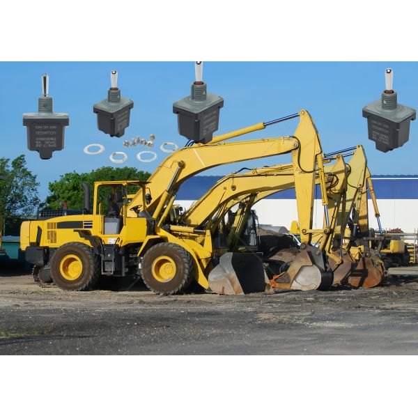 IP68 Rating Industrial Metal Toggle Switch For Construction Equipment