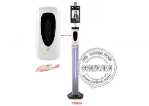 Buy cheap 8 Inch Digital Signage Built In Infrared Thermometer Face Recognition automatic hand sanitizer dispenser product