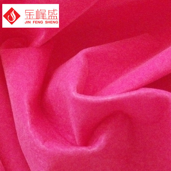 Multi Color Kintted Velvet Fabric Custom Polyester Short For Sofa / Package