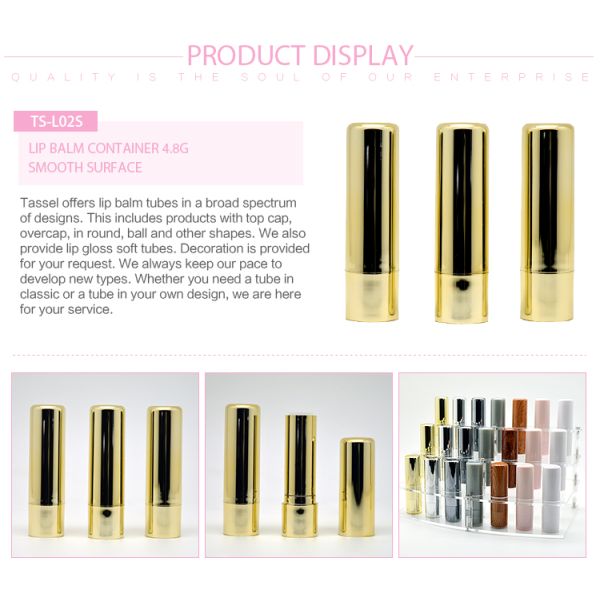 Wholesales China Beauty Cosmetic Recycled Plastic Lip Balm Tubes