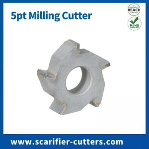 Buy cheap 5 Points Carbide Tipped Milling Cutters For Floor Scarifying Milling Machine Cutters product
