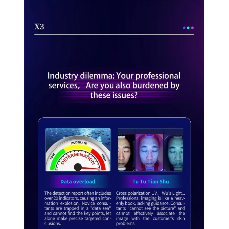 AI Skin Image analysis 3 Detection Modes Dual prediction and cloud ecology skin Analyzer