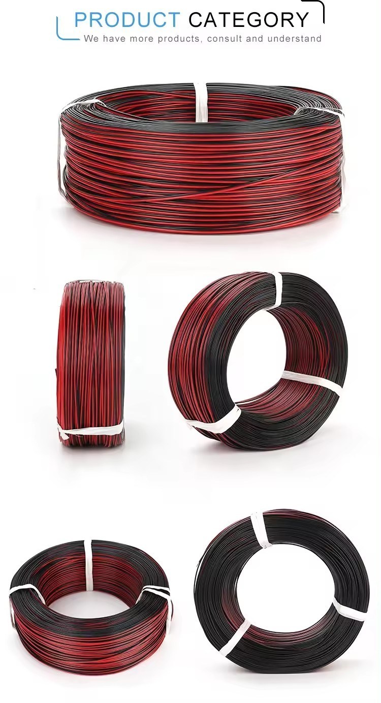 Complete UL1007 20AWG Electronic Wire PVC Copper Core Electronic Cable Grey 83*83*58CM