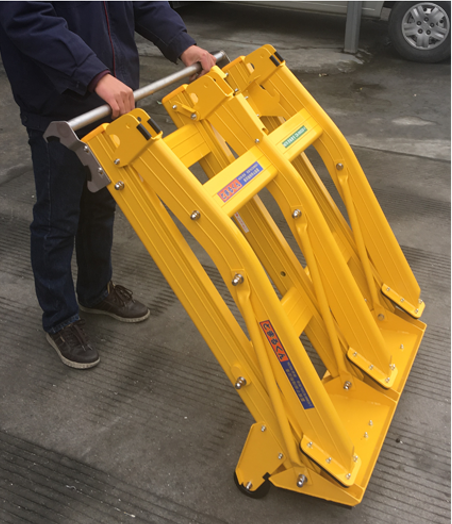 Lightweight Welding Collapsible Barricades Electrostatic Spraying 25KG/Unit