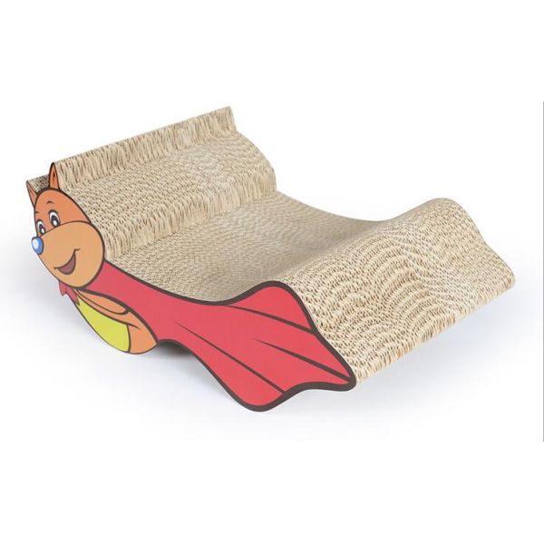 Environmental Safety Cat Scratch Lounge , Corrugated Cardboard Cat Scratch Sofa