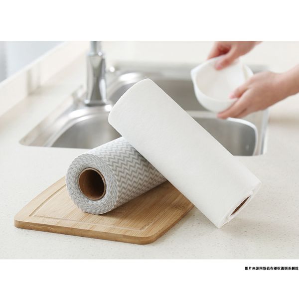 60g Polyester, Viscose Kitchen Wipes Spunlace Nonwoven Fabric