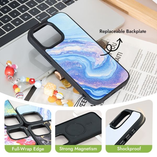 2D Sublimation Iphone 17 Pro Magsafe Case Custom Protective Case Magnetic Iphone 17 Pro Max Case