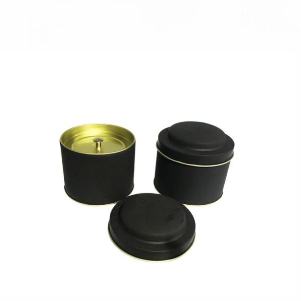 Double Lid Metal Tea Tin Canister In Set Of 3 Loose Tea Tin Containers