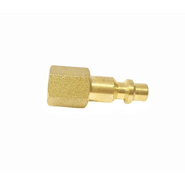 1/4" FNPT Highflowpro Brass Pipe Fitting Brass Air Plug Fitting V Style