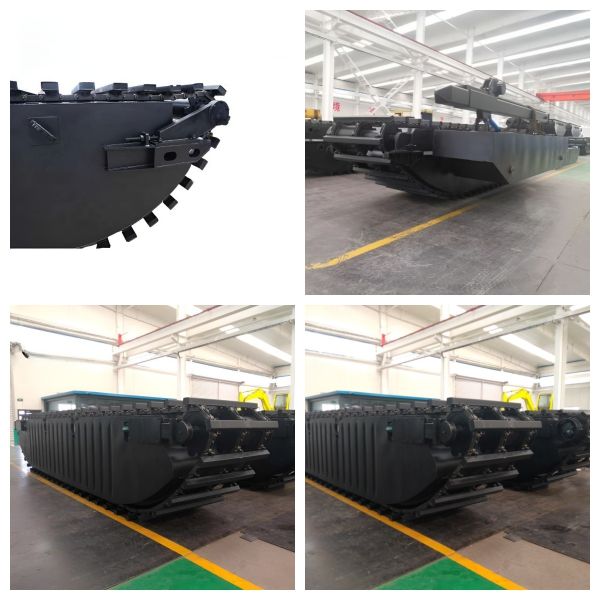 High Performance Amphibious Excavator Undercarriage Floating Pontoon Digger Base Hot Sale