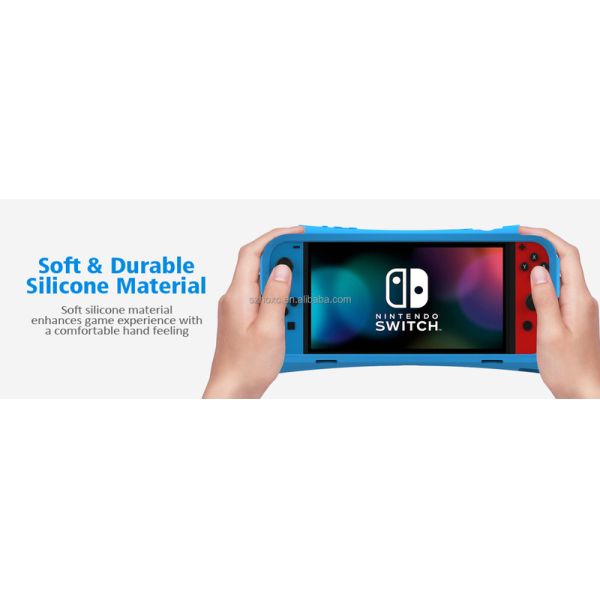 Protective Case HOXC Nintendo Switch OLED Silicone Protective Case, Fully Protect Shell Silicone Skin Cover for Nintendo Switch Pro