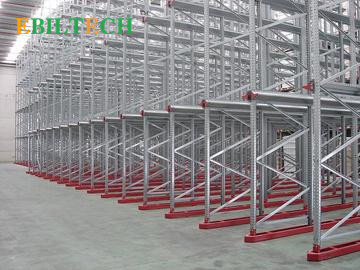 Forklift Drive Through Racking , Drive In Racking by Trolley Pallet Stacking Work