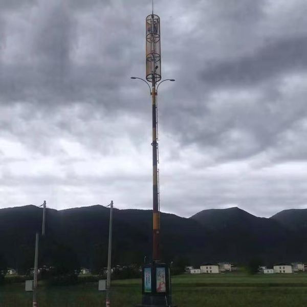 制造商制造用于镀锌角钢的自支撑4腿通讯塔
