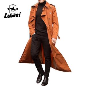 Buy cheap Hot Sale Plus Size Overcoat Casual Slim Fit Men's Utility Long Windbreaker Chaquetas De Hombre Men Coat Jacket product