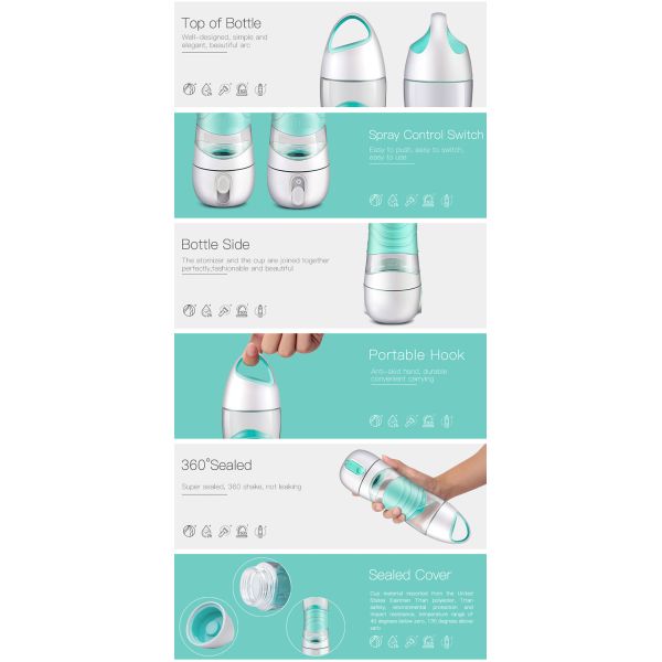 DIDI LED Drink humidifier Bottle / New electric sport water bottle welcome custom logo