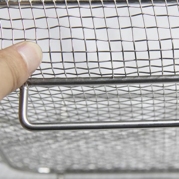 Custom Medical Disinfection Stainless Steel Wire Mesh Baskets SGS MSDS Certification