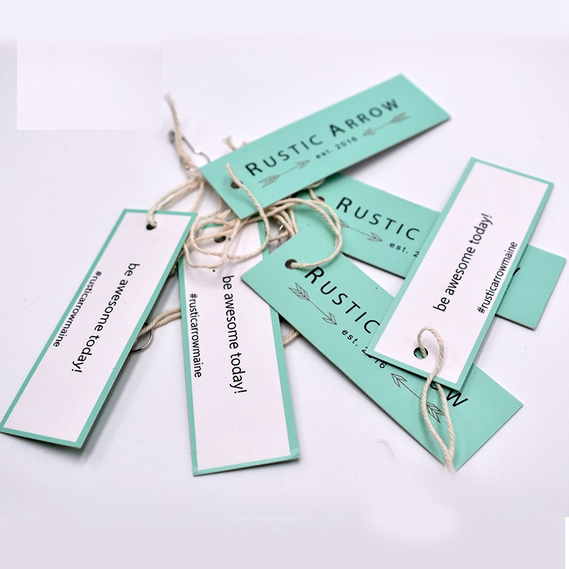 Eco Paper Clothing Hanging Tags Custom Multi-style Hang Tags label sewing garment tag