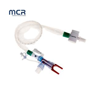 China Auto Flushing Soft Blue Suction Tip Design for Reduced Patient Damage Closed Suction Catheter/System 72H on sale