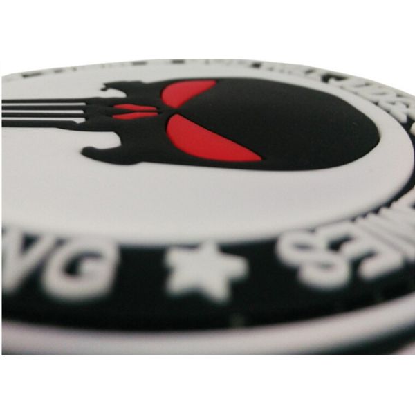 Large Soft Clothing Brand Patches , Custom 3d Rubber Patches For Boots