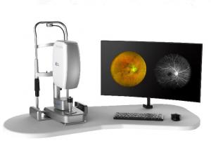 Buy cheap Laser Scanning Fundus Camera Professional Opthalmic Equipment With Fundus imaging FOV 160°  Minimum Pupil Size 2 mm product