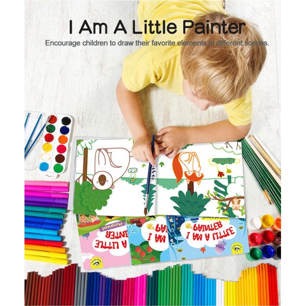 Environmentally Interactive Toddlers Coloring Book Awakening Cognition For Adults Teens