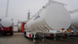 Buy cheap 3 axles liquid oil fuel 2 compartment tank semi trailer on sale product