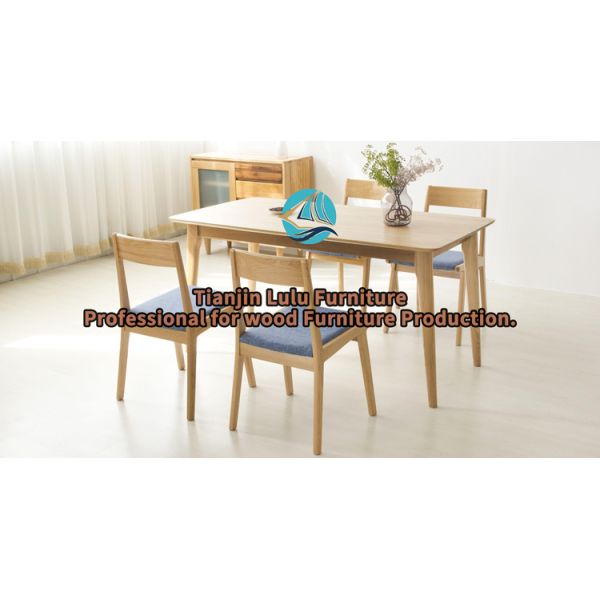 Modern Design Rectangle Wood Dining Table for Restaurant Table Furniture