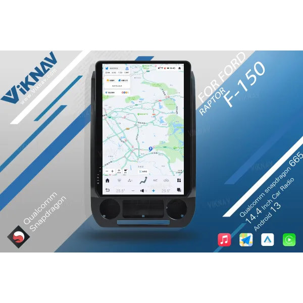 VIKNAV 14.4 " Android Car Radio For Ford F250 F350 F450 2015-2020 Carplay Android Auto