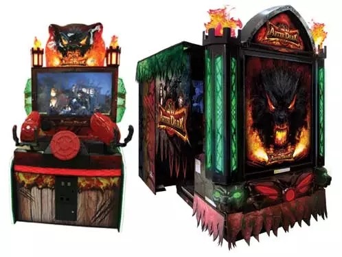350W Coin Operated Arcade Machines , Exciting After Dark Shooting Game Machine