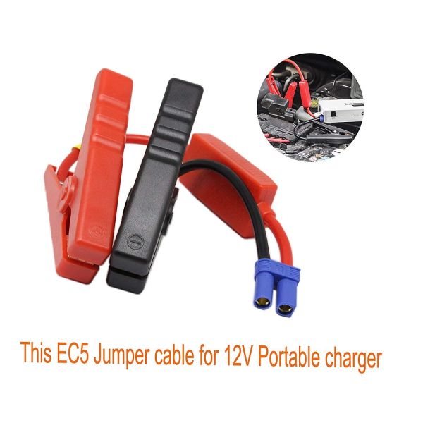 EC5 to Alligator Clamp 12V/24V 400A Jump Starter Cable