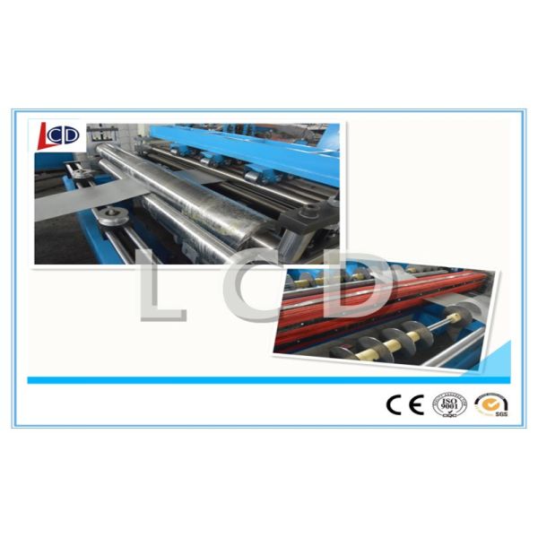 Chain Driven Stainless Steel Slitting Machine , Strip Slitting Machine 30 M /Min Cutting Speed
