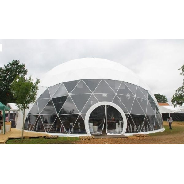 Geodesic Steel 30m Diameter Large Dome Tent For Outdoor Events